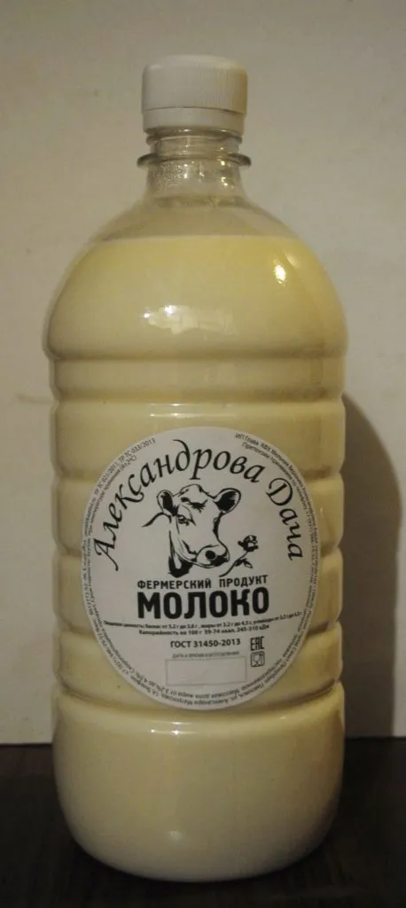 коровье молоко сырое в Санкт-Петербурге и Ленинградской области